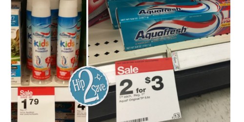 Target: 37¢ Aquafresh Toothpaste (+ Big Savings on Biotene Mouthwash & Toothpaste)