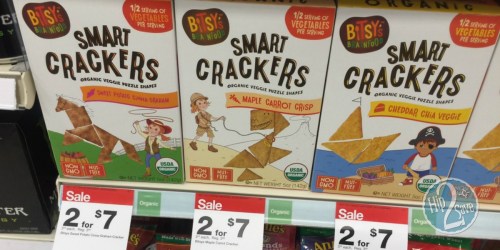 Target: 80¢ Bitsy’s Brainfood Organic Crackers (After Ibotta Cash Back)