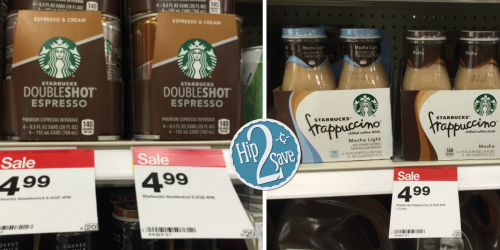 Target Shoppers! Starbucks 4-Packs Only $2.49 Each