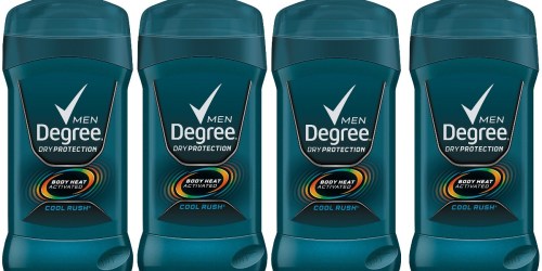 Amazon: Degree Men’s Deodorant Only $1.49 Each Shipped + Men’s Gillette Razor & 2 Refills Only $4.57
