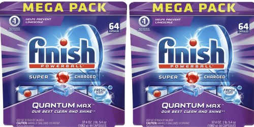 Amazon: Finish Quantum Max Powerball 64 Tablets Only $9.09 Shipped