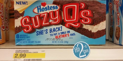 Target: Hostess Suzy Q’s 8ct Box Only 49¢