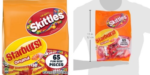 Amazon: Skittles & Starburst Halloween Candy LARGE 31.9oz Bag Only $5.68 Shipped