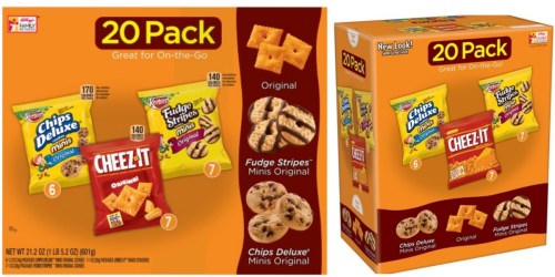 Amazon: Keebler Cookie & Cheez-It 20 Count Variety Pack Only $5.48 Shipped