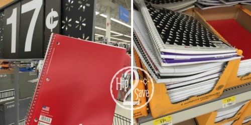 Walmart Back to School Deals: 17¢ Notebooks, 82¢ Wide Ruled Paper, 25¢ Crayons & Much More