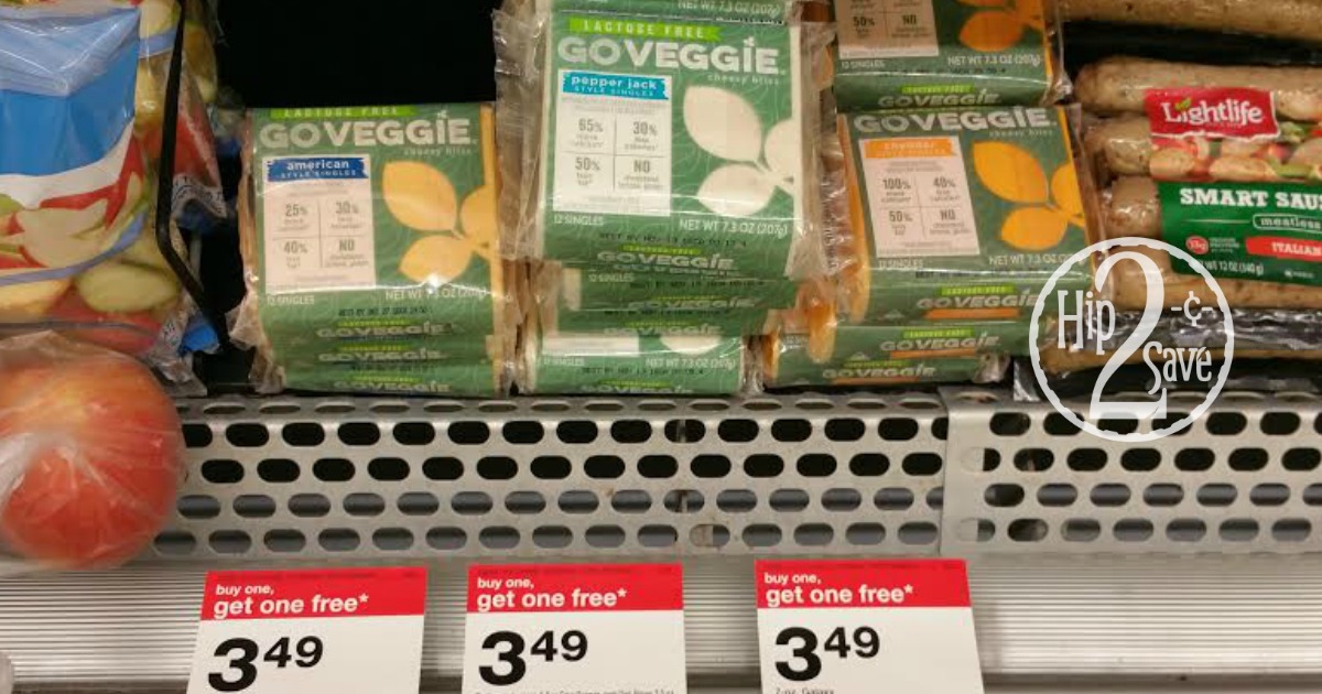 Target Go Veggie Cheese Slices Only 75¢ (After Cash Back)