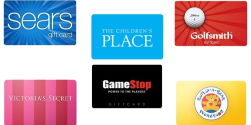 $100 Sears eGift Card $88, $100 Victoria’s Secret Gift Card $94 + More Discounted Gift Card Deals