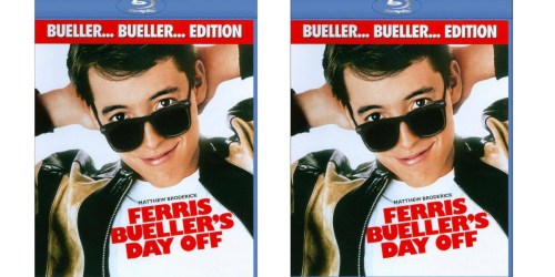 Ferris Bueller’s Day Off on Blu-ray ONLY $4.75 (Regularly $14.98)