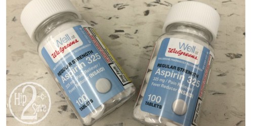 Walgreens Shoppers! Score 2 FREE Walgreens Aspirin 100 Count Bottles (No Coupons Needed)