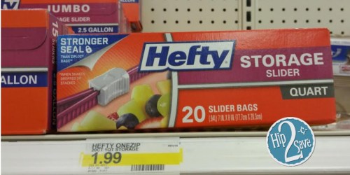 Get Ready to Start Packing Lunches Again! Hefty Storage Bags Only 83¢ at Target