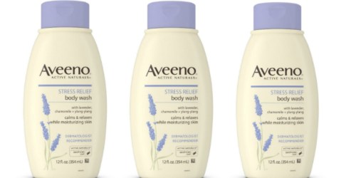 Amazon: Aveeno Stress Relief Body Wash 12oz Only $1.88 Shipped Per Bottle