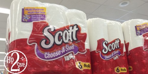 *NEW* $1/1 Scott Paper Towels Coupon = ONLY 50¢ Per Roll at Walgreens