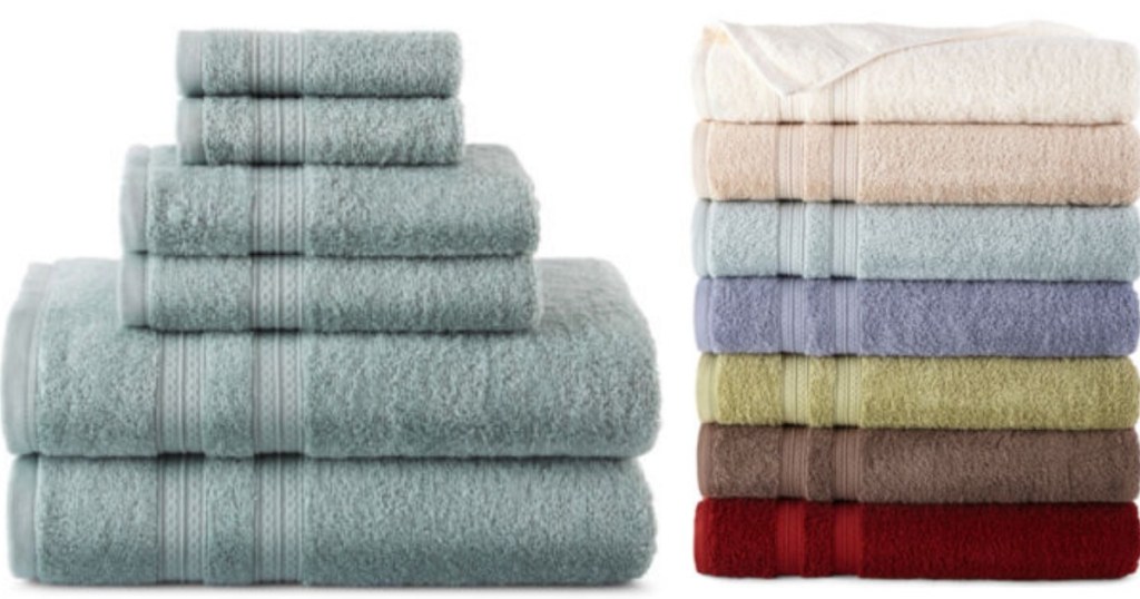 JCPenney bath towels