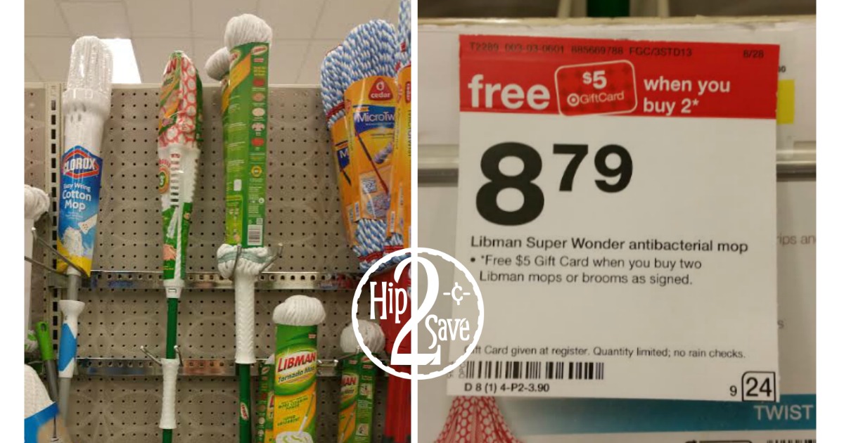Target Libman Wonder Mop Only 3.29 Each After Gift Card