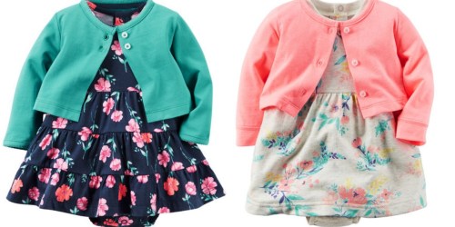 Carter’s 2-Piece Dress AND Cardigan Sets as Low as ONLY $7.50 + Free Shipping