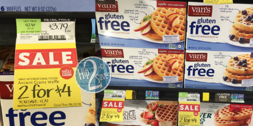 Whole Foods: FREE Van’s Gluten-Free Frozen Waffles (+ Extra 25% Off ALL Supplements)