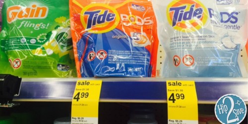 Walgreens: Tide Pods & Gain Flings 12-16 Count Only $2.99