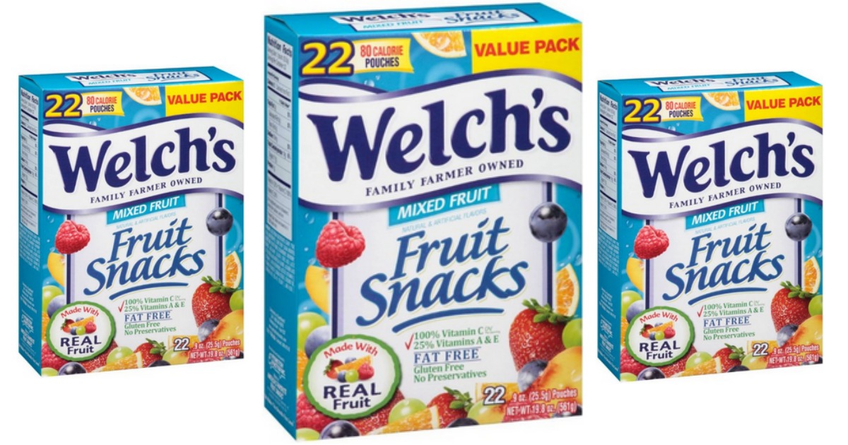 Target Welch's Fruit Snacks Only 1.36 Per Box