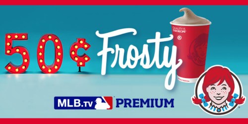 FREE Subscription to MLB.TV Premium: Just Buy Wendy’s Small Frosty for 50¢ & Post Selfie