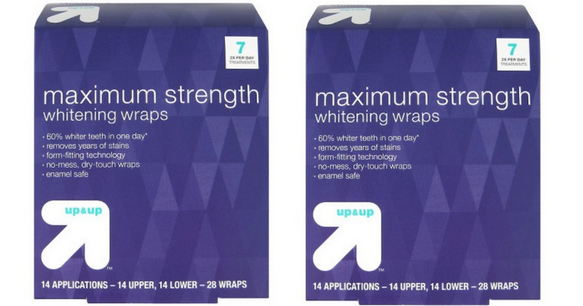 Target up & up Whitening Strips 14Count Only 3.79 (Reg. 24.99)