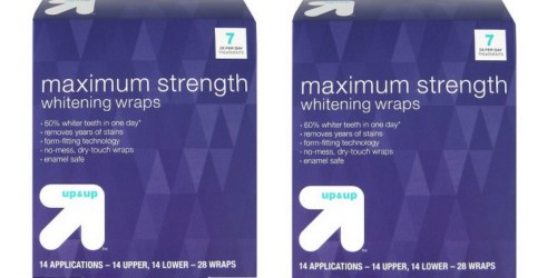 Target: up & up Whitening Strips 14-Count Only $3.79 (Reg. $24.99)