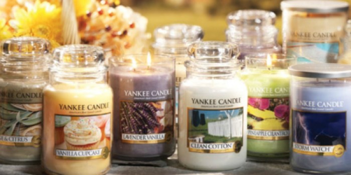 Yankee Candle: $10 off $25 OR $25 off $50 Coupon = Large Jar Candle & $25 Gift Card Only $33.98 Shipped