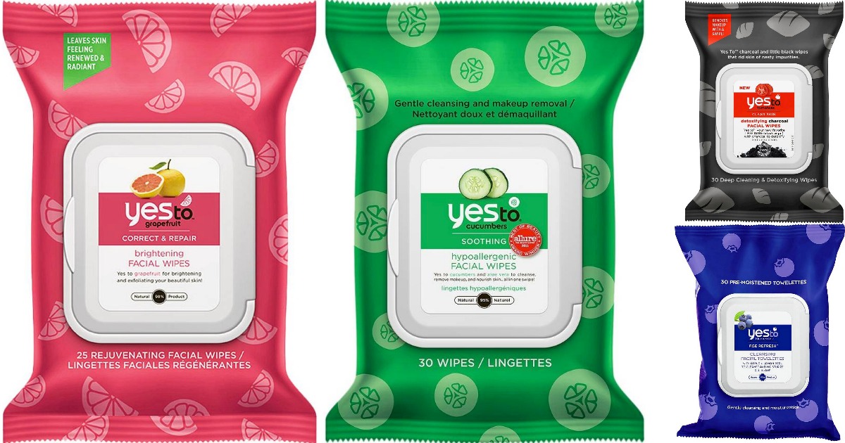 Target Yes To Facial Cleansing Wipes Only 1.99 Each (Regularly 5.99