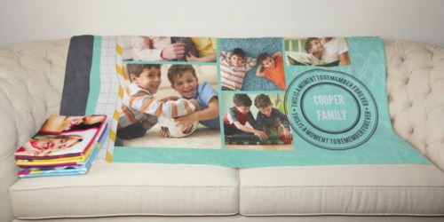 Custom Photo Fleece Blanket ONLY $26.98 Shipped (Regularly $57) – Great Gift Idea