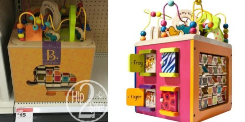 Target: *HOT* Zany Zoo Wooden Activity Cube Possibly Only $15 (Regularly $59.99)