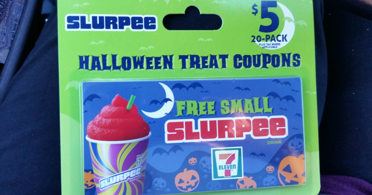 7 Eleven 20 Free Small Slurpee Halloween Treat Coupons Just 5