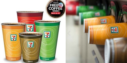 7-Eleven App Users: FREE Any Size Coffee Daily (10/3-10/9 Only)