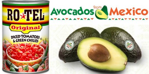 Nice Savings on Avocados + FREE RoTel Tomatoes at Walmart & Target (After Checkout 51)
