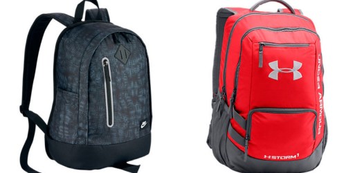 Finish Line: Nice Deals On Nike and Under Armour Backpacks