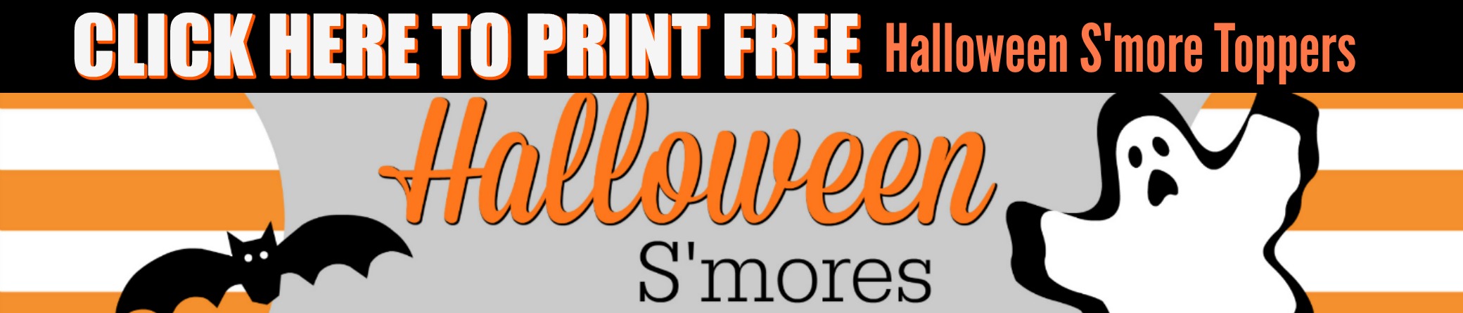 Make Halloween S Mores Kits With Our Free Printable Bag Toppers Hip2save