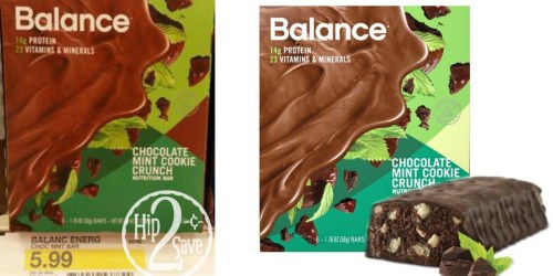 Target: Balance Bar Chocolate Mint Cookie 6 Count Only $2.99