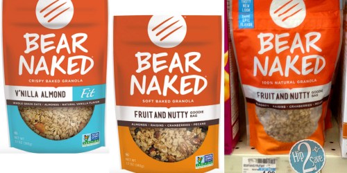 New $1/2 Bear Naked Granola Coupon = ONLY $2.50 Per Bag at CVS (Regularly $4.99)