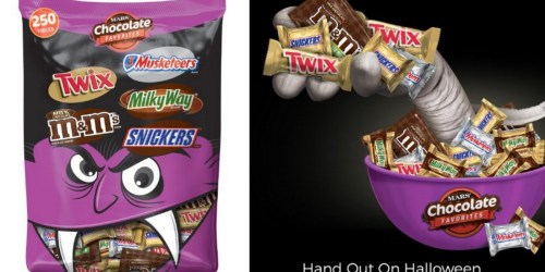 Amazon: MARS Halloween Candy Variety Mix 250-Count, 96.2oz HUGE Bag Only $15.96