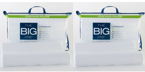 Kohl’s: The Big One Gel Memory Foam Contour Pillow ONLY $14.99 (Regularly $49.99)