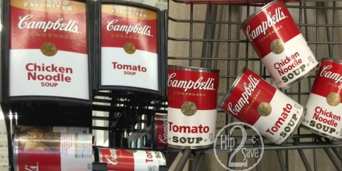 Walgreens: Campbell’s Chicken Noodle or Tomato Soup Just 49¢ Each