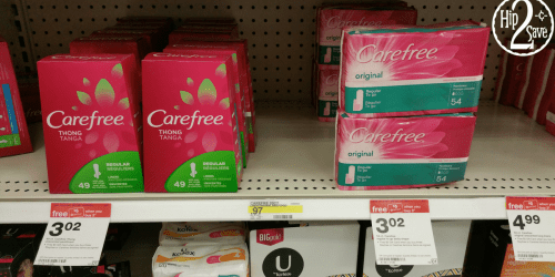 Target: Nice Deals On Carefree Liners and Stayfree Pads In-Store and Online (After Gift Card)