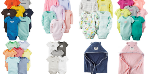 Carters & OshKosh: FREE Shipping Today Only = Nice Buys On Baby Bodysuits & Hooded Towels