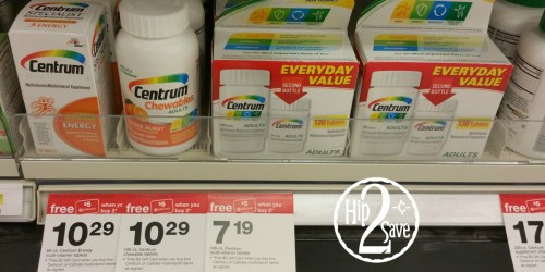 Target: Centrum Vitamins Only 69¢ Each After Gift Card (Regularly $7+)