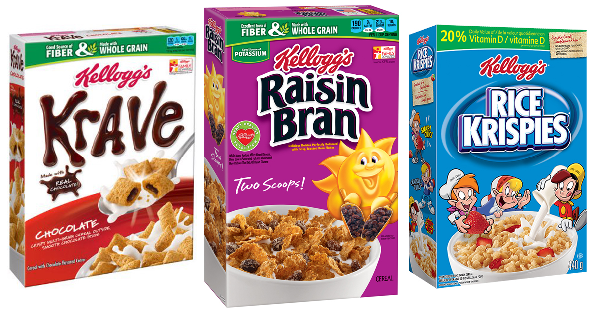 CVS Kellogg's Cereal Only 79¢ Per Box (After Cash Back Rebates)