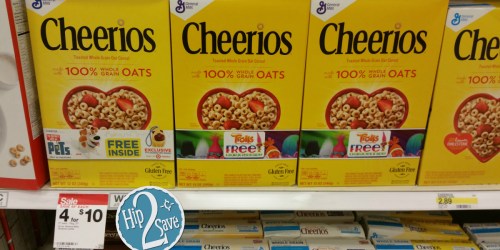 Target: Original Cheerios Cereal Just 62¢ + More