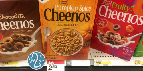 Target: Pumpkin Spice Cheerios Just $1.38 Per Box