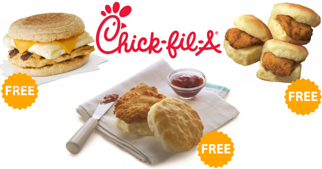 ChickfilA Free Breakfast Item For Mobile App Users (NO Purchase