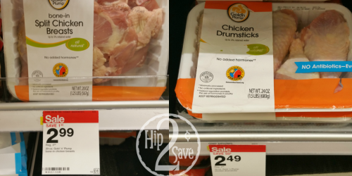 Target: 40% off ALL Fresh Chicken =  Gold ‘n Plump Chicken Drumsticks 24 oz Only 49¢