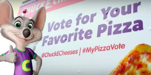 Chuck E Cheese’s: FREE Personal Pizza with Pizza Purchase Coupon – Just Vote For Your Favorite Pizza