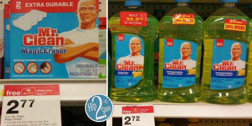 Target: Mr. Clean Magic Erasers and All Purpose Cleaners Just 99¢ Each (After Gift Card)
