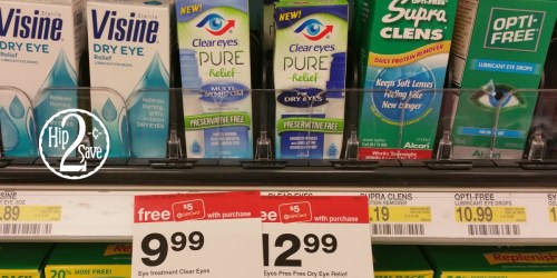 Target: Clear Eyes Pure Relief Only $1.99 After Gift Card (Regularly $9.99)
